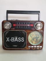 Rádio Retrô Reprodutor de Som Usb/Aux - lelong