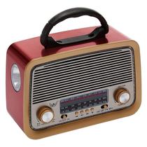 Rádio Retrô Vintage A-3199 Altomex com Lanterna AM/FM, Bluetooth, Pendrive, Aux Bivolt