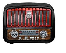 Rádio Retrô Vintagê Am e Fm, Bluetooth, Sd, Usb e lanterna