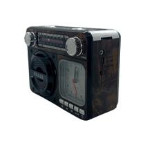 Rádio Retro Vintage AM/FM/Bluetooth Lanterna Altomex AD-136