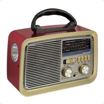 Radio Retro Vintage Am Fm Longo Alcance Bluetooth Usb Bivolt