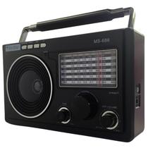 Rádio Retro Vintage Am Fm Sw Usb Aux Bluetooth Bateria
