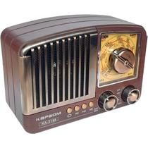 Rádio Retro Vintage Antigo Am Fm Sd Usb Mp3 Bivolt Bluetooth - KapBom
