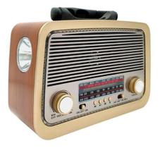 Rádio Retro Vintage Antigo Am Fm Sd Usb Mp3 Bivolt Bluetooth - KAPBOM