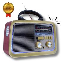 Radio Retro Vintage Antigo Recarregavel Usb ML Modelo NOVO - ALTOMEX