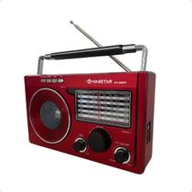 Rádio Retro Vintage Com Bluetooth, USB, Auxiliar P2, Bateria Interna, Pilhas C, Antena Ajustável, Som Potente E Estilo Retrô Perfeito Para Casa