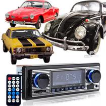 Rádio Retrô Vintage Digital Taytech MP3 USB Bluetooth Pendrive Carro Antigo Fusca Kombi - TAY TECH