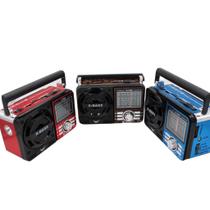 Rádio Retrô Vintage Portátil com bluetooth A Pilha E Tomada Am Fm Sw Pendrive Com Sd Usb - ad-1088