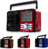 Rádio Retrô Vintage Portátil com bluetooth Am Fm Sw Pendrive Com Sd Usb Rádio Retrô Vintage Portátil com bluetooth Am Fm Sw Pendrive Com Sd Usb