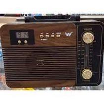 radio retrô vintage portátil usb aux am fm altomex ad 6082