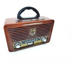 Rádio retrocaixa de som ministar ms-511
