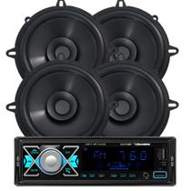 Rádio Roadstar RS2714BR BT/2 USB/SD/FM/Auxiliar + 4 Alto Falantes 5 Bomber 200w Rádio Roadstar RS2714BR BT/2 USB/SD/FM/Auxiliar + 4 Alto Falantes 5 Bomber 200w
