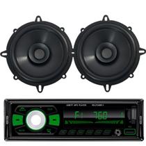 Rádio Roadstar Rs2724 24v + 2 Alto Falantes 5 Bomber 100w