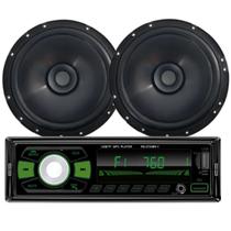 Rádio Roadstar RS2724 24v BT/2 USB/SD/FM/Auxiliar + 2 Alto Falantes 6 Bomber 100w Rádio Roadstar RS2724 24v BT/2 USB/SD/FM/Auxiliar + 2 Alto Falantes 6 Bomber 100w
