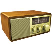 Rádio Sangean WR-11SE AM/FM - Edição 40º Aniversário - Tampo de Mesa Walnut