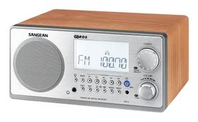 Radio Sangean WR-2 AM/FM-RBDS Armário de Madeira Tuning Digital