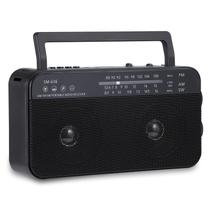 Rádio SEMIER Portable AM FM de ondas curtas com alto-falante Bluetooth