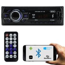 Radio Som Automotivo Bluetooth Controle Remoto Mp3 Usb Sd KP-C22BH