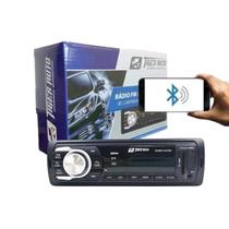 Radio Som Automotivo Carro MP3 USB Bluetooth Tg0008 Player RCA Controle Remoto