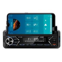 Rádio Som Automotivo H-Tech Bluetooth com Suporte para Celular - HT-1223