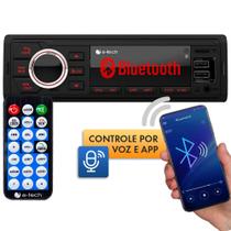 Rádio Som Automotivo Mp3 Bluetooth 2 Usb Aux Fm Sd Bt 100w - OESTESOM