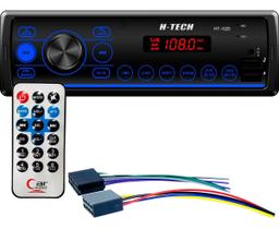 Rádio Som Automotivo Mp3 C/ Bluetooth 2 Usb's Aux Pen Drive - H-Tech