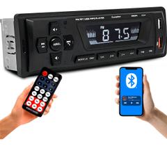 Rádio Som Automotivo Mp3 Player 12v Bluetooth Usb Aux Sd 100w Rádio Som Automotivo Mp3 Player 12v Bluetooth Usb Aux Sd 100w