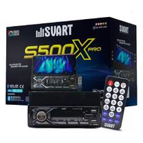 Radio Som Automotivo SVART S500X PRO MP3 Bluetooth Com Suporte Para Celular