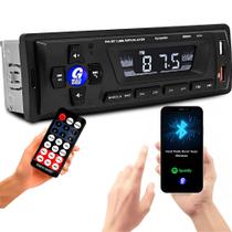Rádio Som Mp3 Player 12v Bluetooth Usb Aux Sd Para Carro