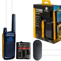 Rádio T470BR Com Bateria Motorola Original e Clip Reposição