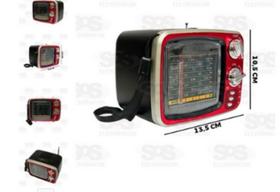 Radio tv estilo rêtro am/fm / mp3 sem fio