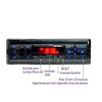Rádio Usb/Bluetooth Rs-2604Br Roadstar