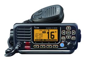 Rádio VHF ICOM M330 Basic Compact com DSC Preto