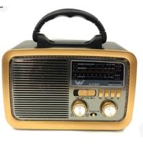 Rádio Vintage Am Fm Sw Usb Pen Drive Aux P2 Bluetooth Cores Sortidas