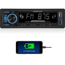 Rádio viva-voz Bluetooth UNITOPSCI Single Din para carro