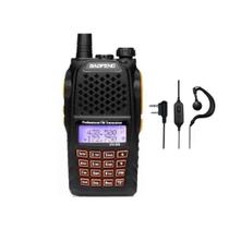 Rádio Walk Talk Comunicador Baofeng UV-6R Dual Band Uhf Vhf Fm