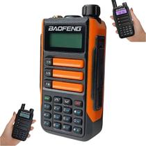 Rádio Walkie Talk Baofeng UV16PLUS 8W em VHF e UHF Dual Band RádioFM Bateria li-íon Bivolt