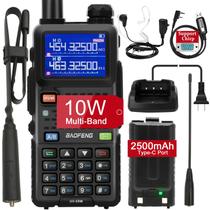 Rádio Walkie Talkie Bidirecional BAOFENG UV-5RM 10W de longo alcance