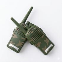 Radio walkie talkie camuflado infantil criança