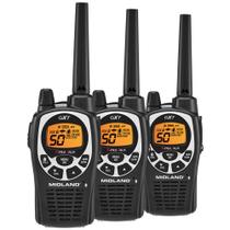 Rádio Walkie Talkie GMRS Midland GXT1000X3VP4 - 50 Canais