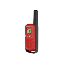 Radio Walkie Talkie Motorola T-110 25KM - Vermelho/Preto
