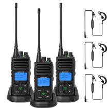 Rádios bidirecionais SAMCOM FPCN30A de longo alcance, 5W, UHF, pacote com 3