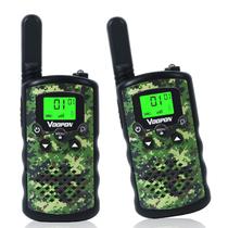 Rádios de 2 vias Walkie Talkies VOOPON Camouflage para crianças