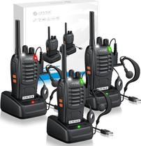 Rádios Walkie-Talkie eSynic Kit com 3 Unidades, Alcance de 5 km, VOX, Lanterna Rádios Walkie-Talkie eSynic Kit com 3 Unidades, Alcance de 5 km, VOX, Lanterna