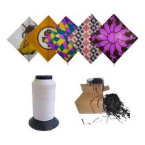 Raia 30x30 Seda 50unid + Linha 100jds + Rabiola Raia 30x30 Seda 50unid + Linha 100jds + Rabiola