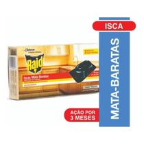 Raid Armadilha Matar Baratas Caixa C/6 Iscas dura 3 meses - Johnson