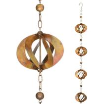 Rain Chain Regal Art & Gift Copper Spinner em cobre