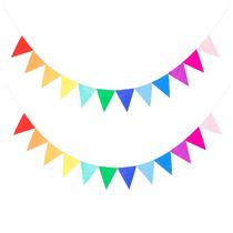 Rainbow Banners LOVENJOY Montou Feltro de 2 x 7 pés para festa Rainbow Banners LOVENJOY Montou Feltro de 2 x 7 pés para festa