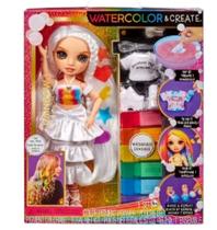 Rainbow high watercolor e create- olhos marrom