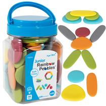 Rainbow Pebbles exeducation 13229 Junior Earth Colors